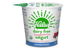 燕麦牛奶酸奶乳制品免费无糖Halsa家庭规模